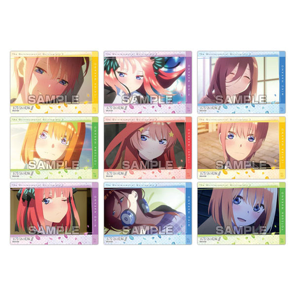 The Quintessential Quintuplets ∬ - Clear Card Collection With Gum