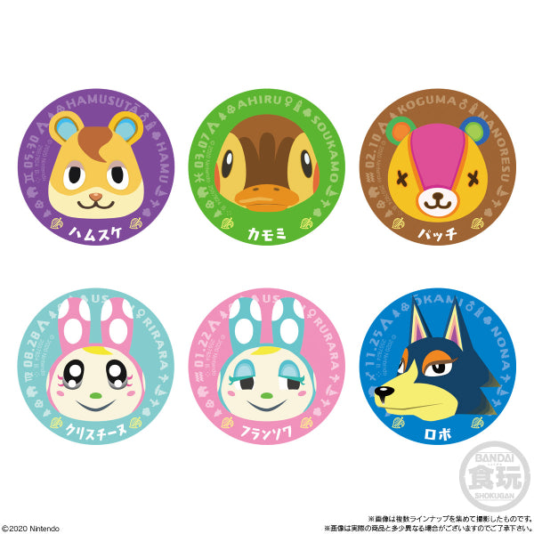 ANIMAL CROSSING CHARACTER MAGNETS W/O GUM (HK ONLY) (Set of 14)