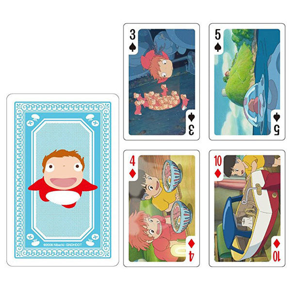 Ghibli - Playing cards full of scenes Ponyo On The Cliff