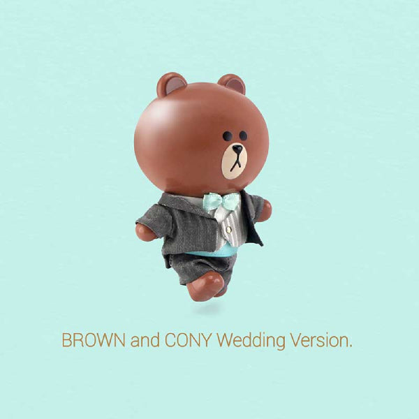 [P-STYLE] LINE FRIENDS - BROWN WEDDING VERSION