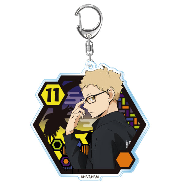 Haikyu !! Kirie Series Acrylic Keychain vol.2 (Shoyo Hinata / Tobio Kageyama / Hotaru Tsukishima / Tetsuro Kuroo / Kenma Kozume / Kotaro Kito)
