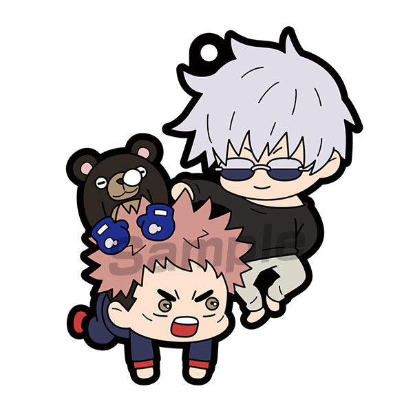Rubber Mascot Keychain Buddy-Colle Jujutsu Kaisen (Set of 6)