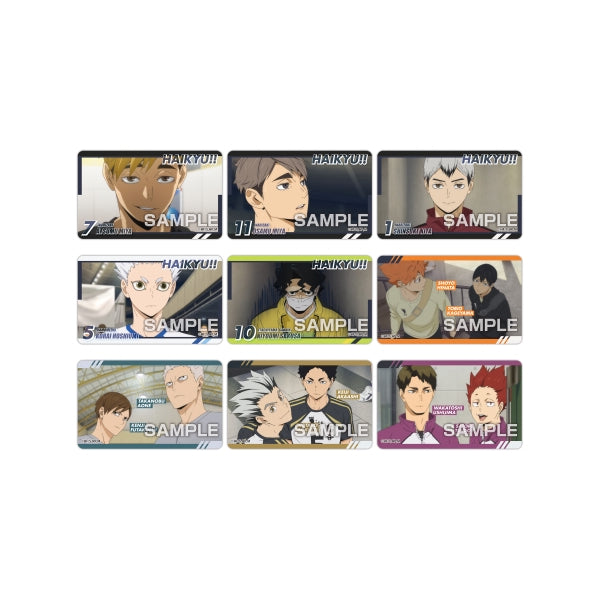 Haikyu !! TO THE TOP Deco sticker 2 with gum [1 BOX 20 packs included]