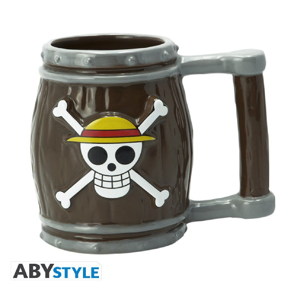 ONE PIECE - Premium Gift Set - "Skull" - Flag (ABYDCT001) + 3D Metal Keychain + 3D Mug (ABYMUG711)