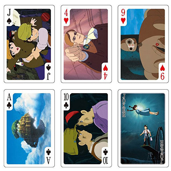 Ghibli - Playing cards full of scenes Laputa: Castle in the Sky