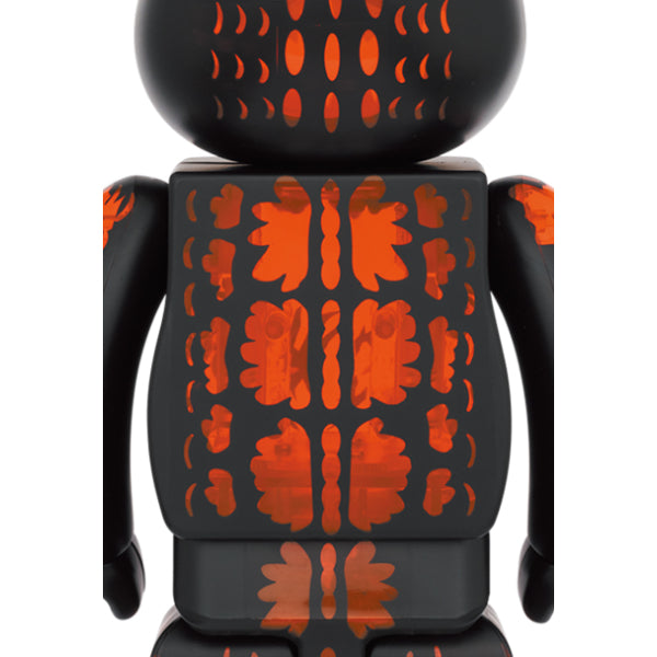 BE@RBRICK Godzilla VS Destroyer version Godzilla (Meltdown: Clear Orange Ver.) 1000%