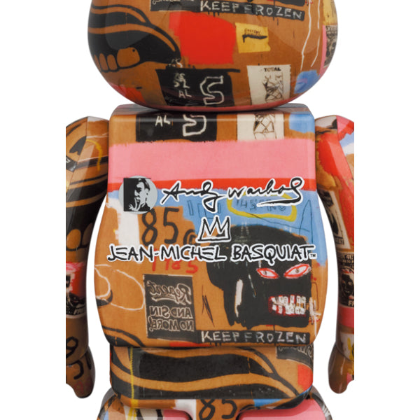 BE@RBRICK Andy Warhol × JEAN-MICHEL BASQUIAT #2 100％ ＆ 400％ Set