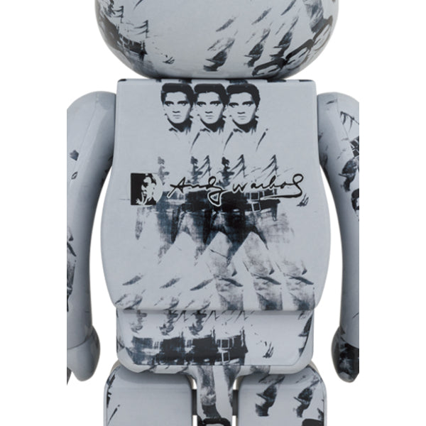 BE@RBRICK Andy Warhol x ELVIS PRESLEY 100％ & 400％ Set