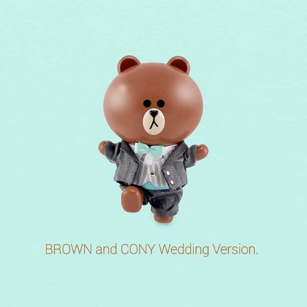 [P-STYLE] LINE FRIENDS - BROWN WEDDING VERSION