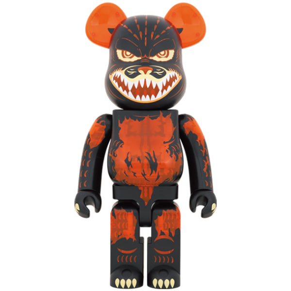 BE@RBRICK Godzilla VS Destroyer version Godzilla (Meltdown: Clear Orange Ver.) 1000%