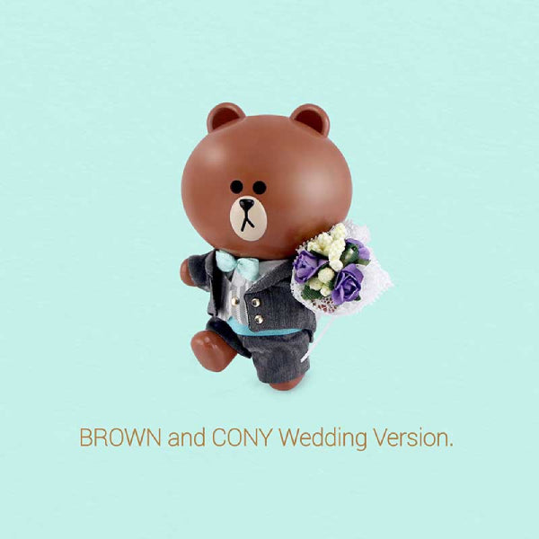 [P-STYLE] LINE FRIENDS - BROWN WEDDING VERSION