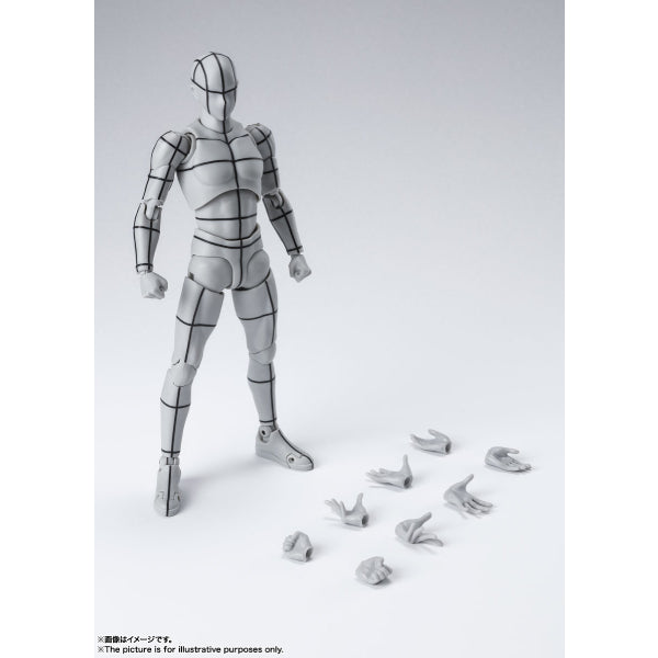S.H.Figuarts Body-kun & Body-chan -Wire Frame- (Gray Color Ver.)