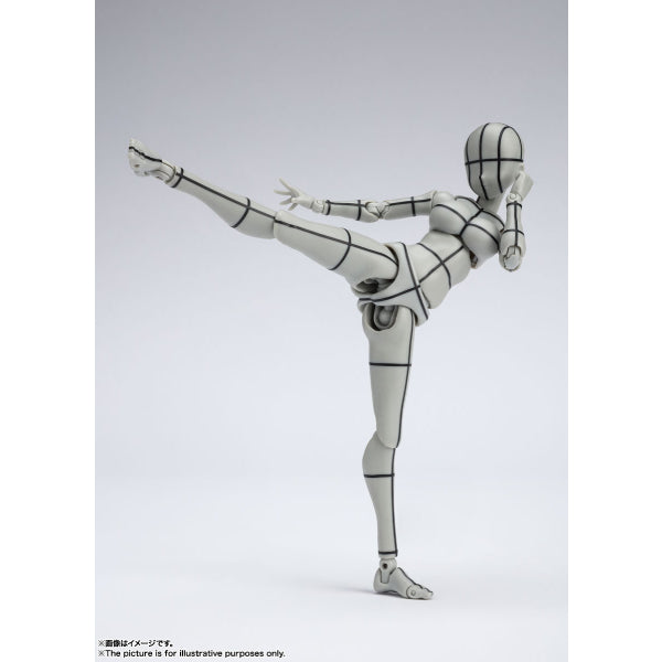 S.H.Figuarts BODY CHAN -KENTARO YABUKI- WIRE FRAME (Gray Color Ver.)