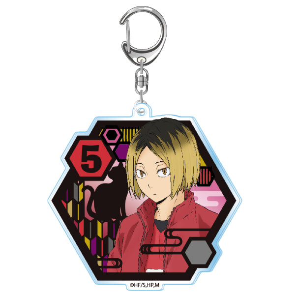 Haikyu !! Kirie Series Acrylic Keychain vol.2 (Shoyo Hinata / Tobio Kageyama / Hotaru Tsukishima / Tetsuro Kuroo / Kenma Kozume / Kotaro Kito)