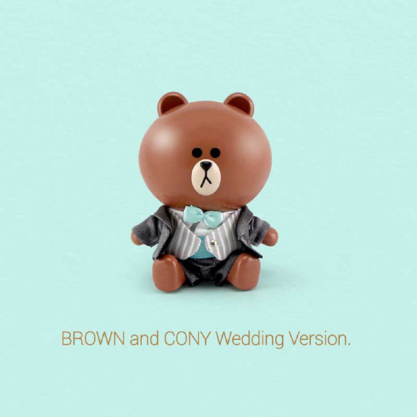 [P-STYLE] LINE FRIENDS - BROWN WEDDING VERSION