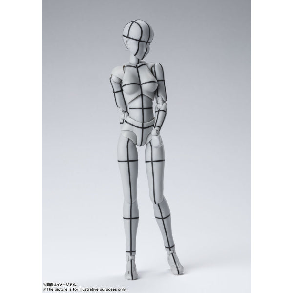 S.H.Figuarts Body-kun & Body-chan -Wire Frame- (Gray Color Ver.)