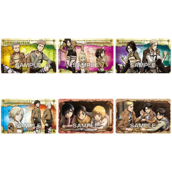 Attack on Titan Metallic Card Collection ◆ First production limited BOX purchase privilege included ◆ [1 BOX; PACK of 16]