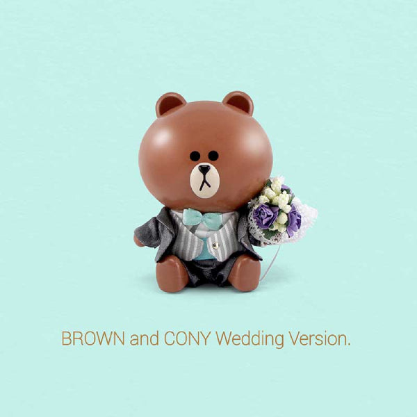 [P-STYLE] LINE FRIENDS - BROWN WEDDING VERSION