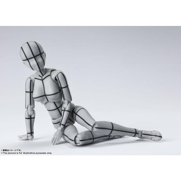 S.H.Figuarts Body-kun / Body-chan -Wire Frame- (Gray Color Ver.) (Apr 2022 resale ver.)