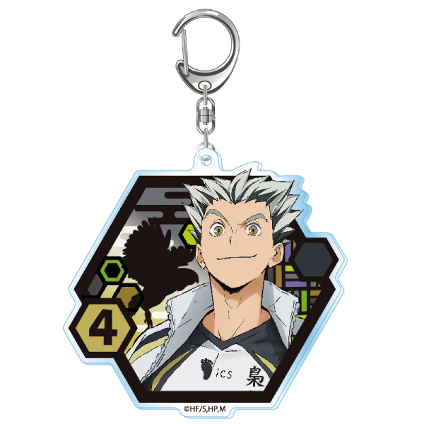 Haikyu !! Kirie Series Acrylic Keychain vol.2 (Shoyo Hinata / Tobio Kageyama / Hotaru Tsukishima / Tetsuro Kuroo / Kenma Kozume / Kotaro Kito)