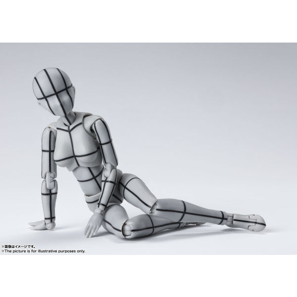 S.H.Figuarts Body-kun & Body-chan -Wire Frame- (Gray Color Ver.)