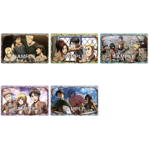 Attack on Titan Metallic Card Collection ◆ First production limited BOX purchase privilege included ◆ [1 BOX; PACK of 16]