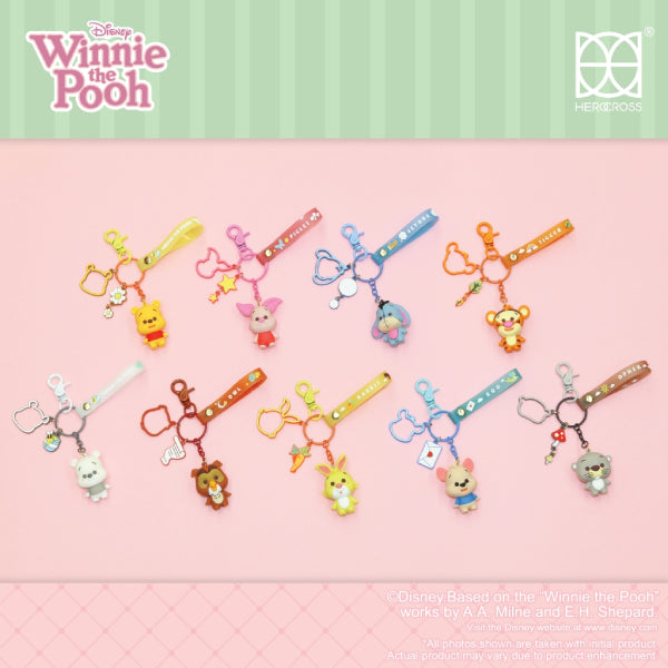 HEROCROSS - HKB#001 Winnie the Pooh & Friends Standing Post Keychain