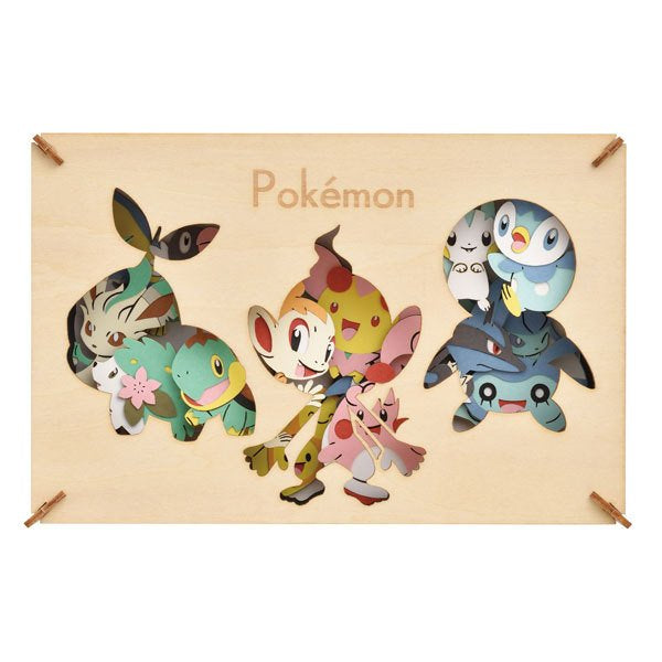 PT-WL15 PAPER THEATER Pokemon -Wood Style- / Sinnoh Pokemon