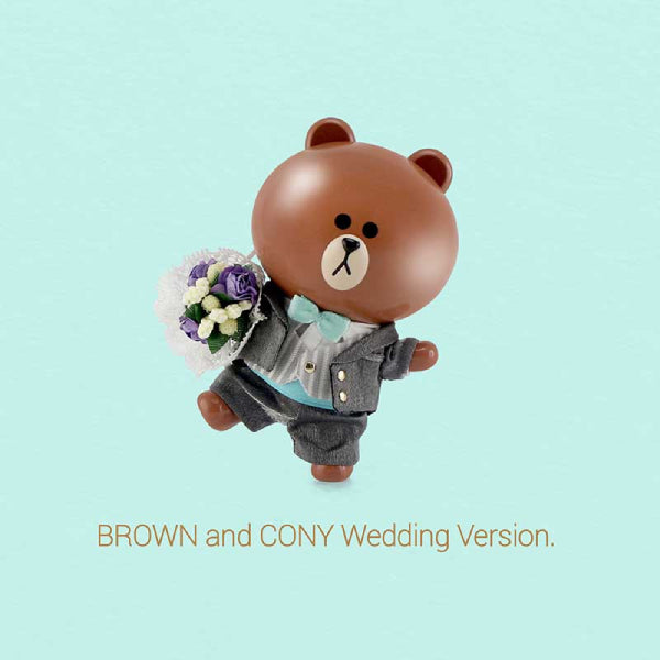 [P-STYLE] LINE FRIENDS - BROWN WEDDING VERSION