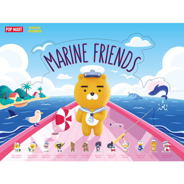 Pop Mart - Kakao Marine Friends Mini Figure (Ryan, Apeach, Muzi, Neo, etc.)