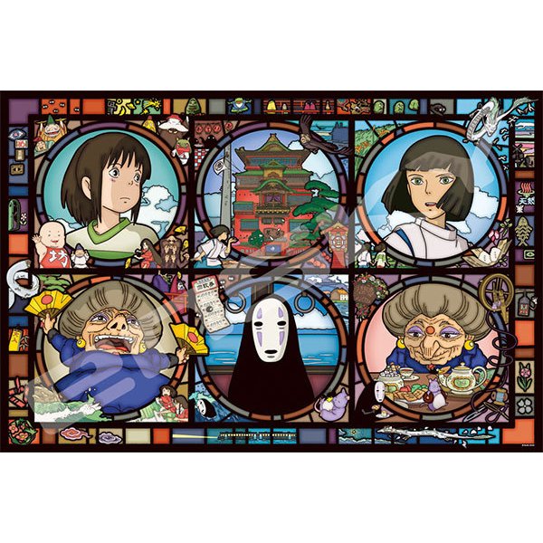 Ghibli - Art Crystal Jigsaw Puzzle 1000 Piece [Spirited Away Mysterious Town]