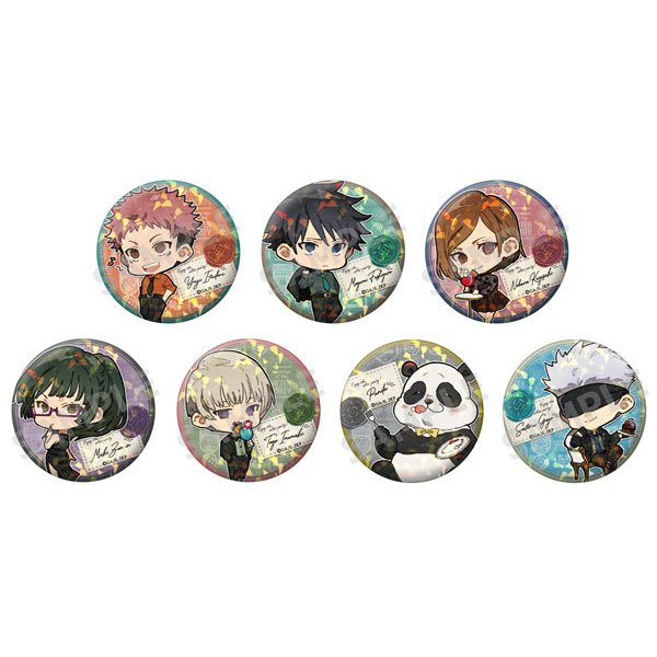Jujutsu Kaisen - Trading Hologram Can Badge After Party ver. (Set of 7)