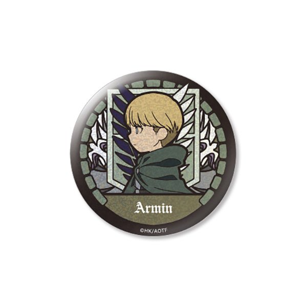 VETCOLO Attack on Titan Glitter Can Badge