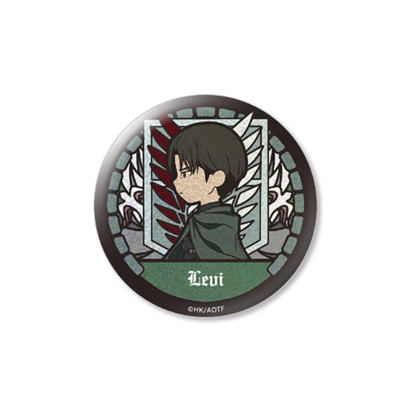 VETCOLO Attack on Titan Glitter Can Badge