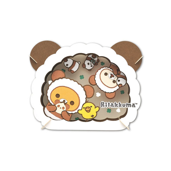 Paper Theater - San-X Rilakkuma Panda | Ensky 日本立體砌圖鬆弛熊