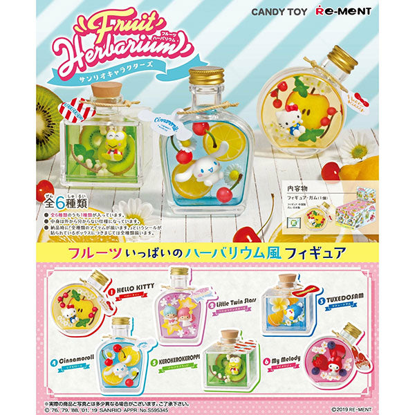 Sanrio Fruit Herbarium Characters Full Set 6pcs Candy Toy
