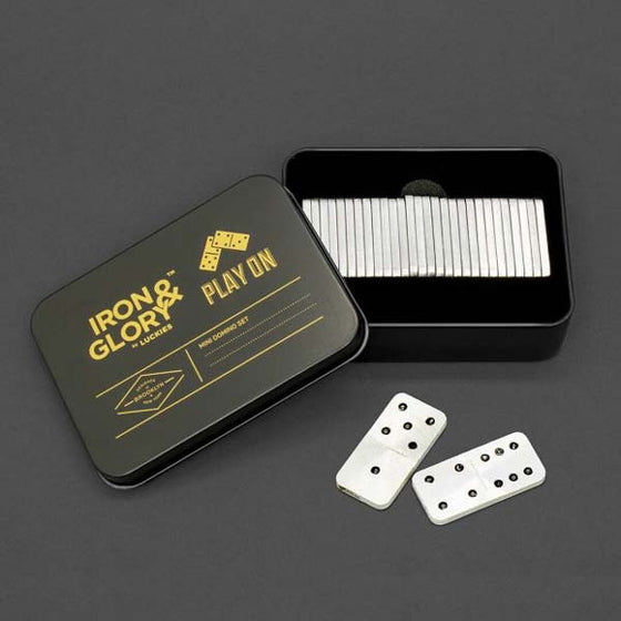 Play On Mini Game Travel Sized Aluminium Domino Set | Up-Next HK