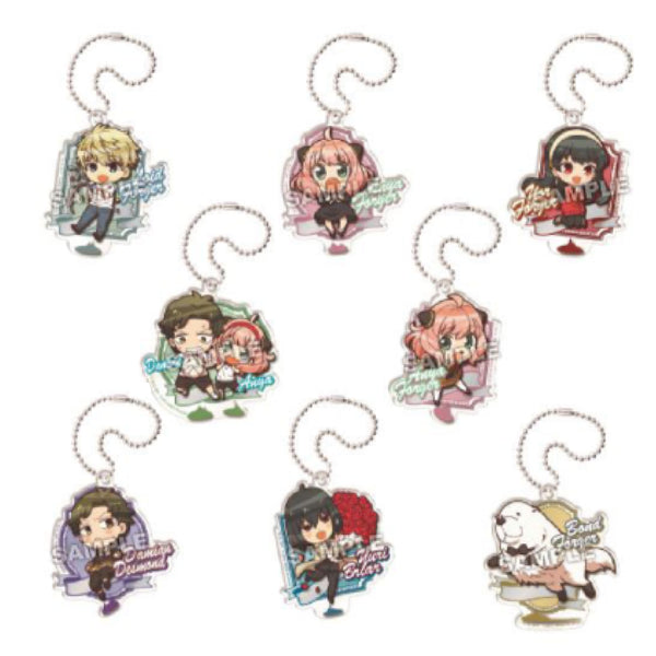 Pyoncolle Spy x Family Acrylic Key Ring Vol.2 (Set of 8) 間諜家家酒  間諜過家家 安妮亞 アーニャ