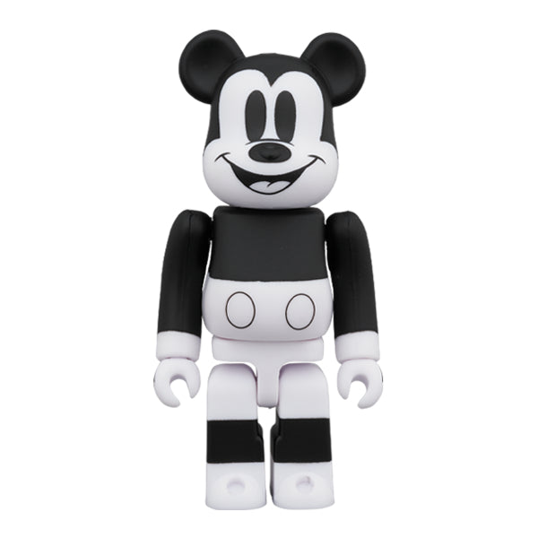 BE@RBRICK MICKEY MOUSE (B&W 2020 Ver.) 100％ & 400％