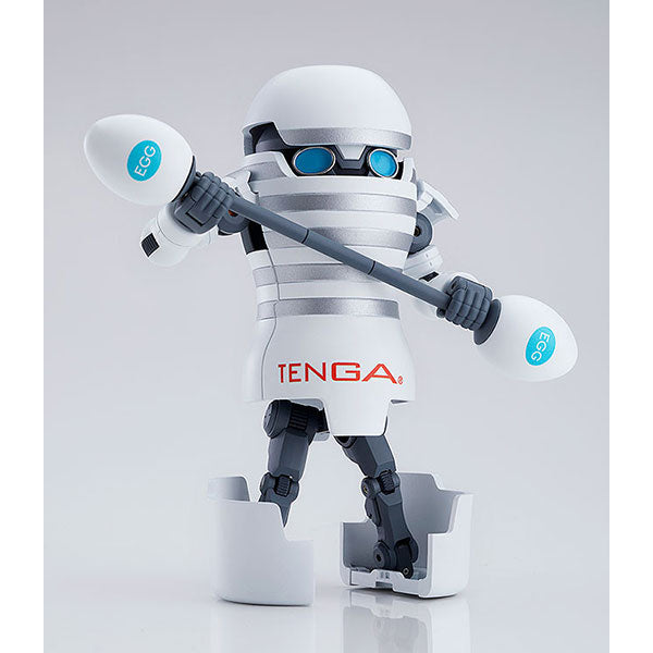 TENGA Robot SOFT GoodSmile Action Figure Toy Front White EGG Javelin Weapon