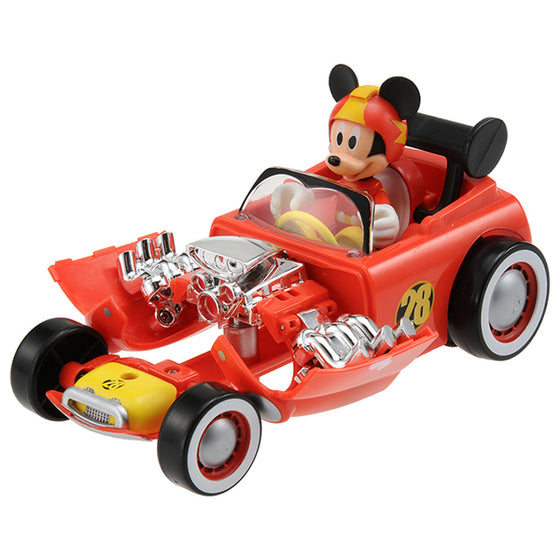 TOMY ROAD RACERS TRANSFORMATION! HOT ROD MICKEY MOUSE Toy Car Disney 變形賽車米奇老鼠