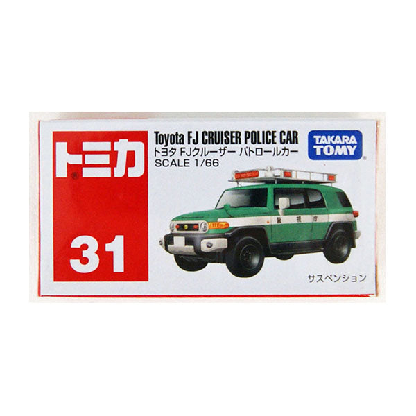 Tomica - No.31 Toyota FJ Cruiser Patrol Car Police Vehicle UP-NEXT HK 合金車仔玩具