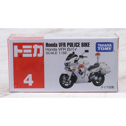 Tomica - No.4 Honda VFR Motorcycle Toy Police Motobike | Japan Car | Up-Next HK