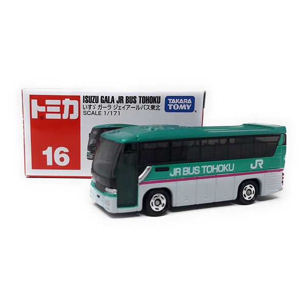 Tomica - No.16 Isuzu Gallery JR Tohoku Toy Car BUS UP-NEXT HK 玩具