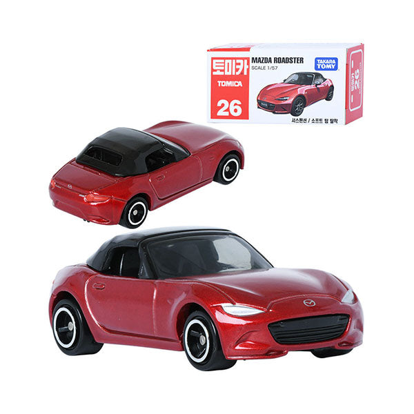 Tomica - No.26 Mazda Roadster Diecast Toy Car Up-NEXT HK 日本合金模型車仔跑車