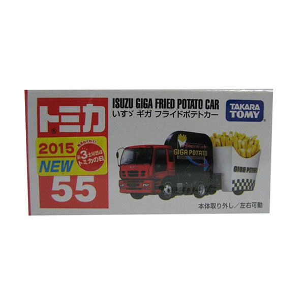 Tomica - No.55 Isuzu GIGA French Fried Potato Diecast Toy Truck 合金薯條車仔模型 UP-NEXT HK