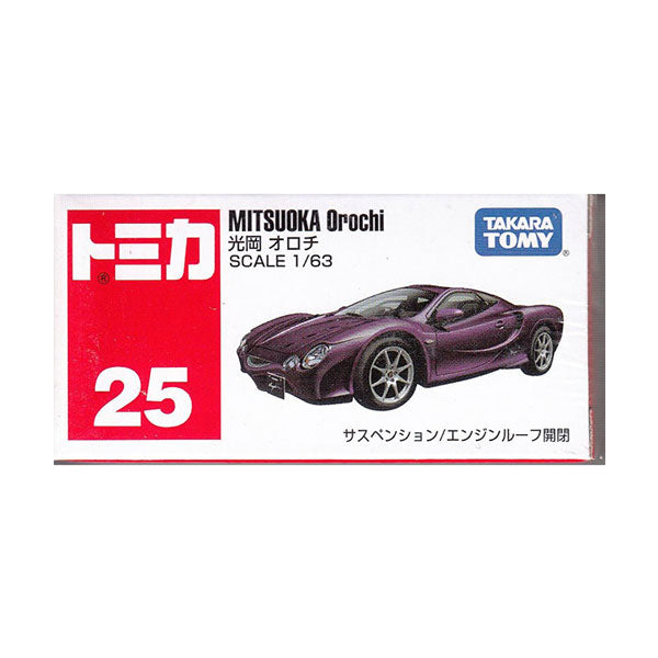 Tomica No.25 Mitsuoka Orochi Model Car Diecast UP-NEXT HK 日本收藏合金車仔跑車