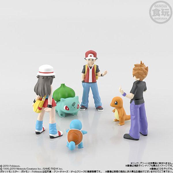 Trainers Red Squirtle Bulbasaur Charmander Pokemon Scale World Figures Blink Box Set