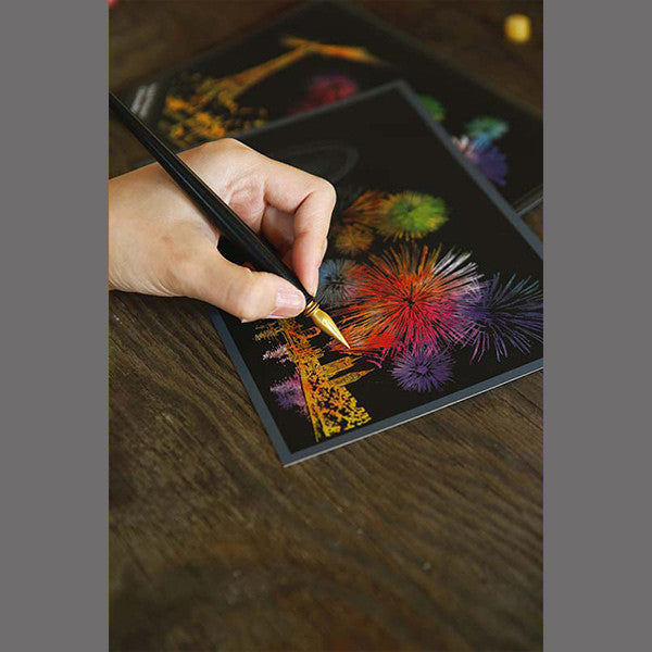 Scratch Postcard - Fireworks_Art, Fun :)_LAGO - Up-Next