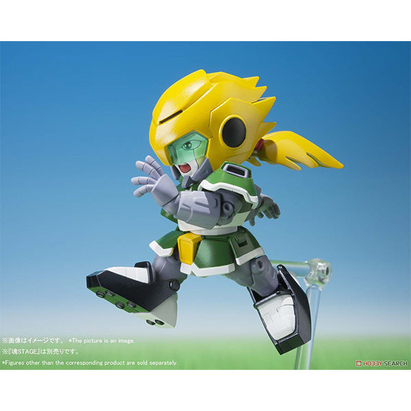 Chogokin Iron Leaguer Mach Windy & Gold Foot Mini Figure
